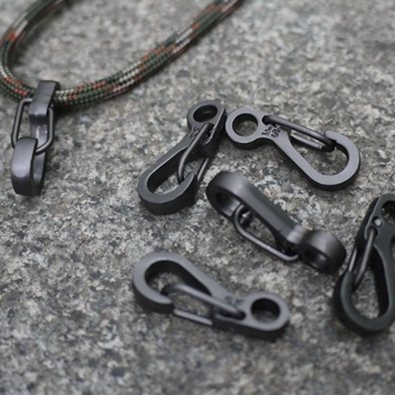 Survival EDC Paracord Carabiner Snap