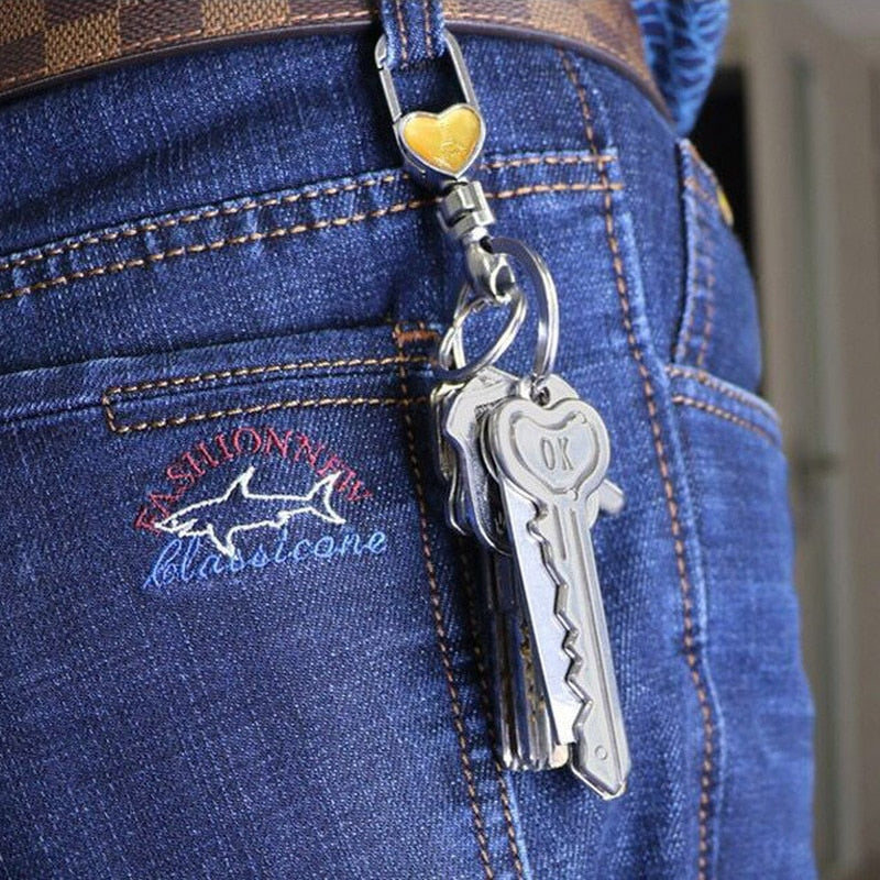 Mini Keyring Fold Blade Survive Outdoor kit