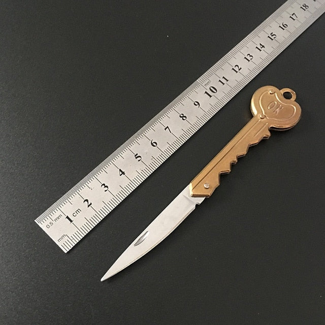 Mini Keyring Fold Blade Survive Outdoor kit
